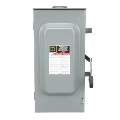 Square D D223NRB Disconnect Switch | 240V AC 100A 1 Phase 2 Pole Fusible NEMA 3R Series F