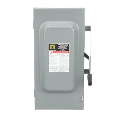 Square D D223N Disconnect Switch | 240V AC 100A 2P Fusible Series F