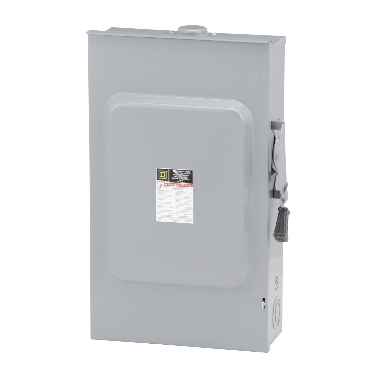 Square D D224NRB Disconnect Switch | 240V AC 200A 1 Phase 2 Pole Fusible NEMA 3R Series F