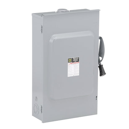 Square D D224NRB Disconnect Switch | 240V AC 200A 1 Phase 2 Pole Fusible NEMA 3R Series F