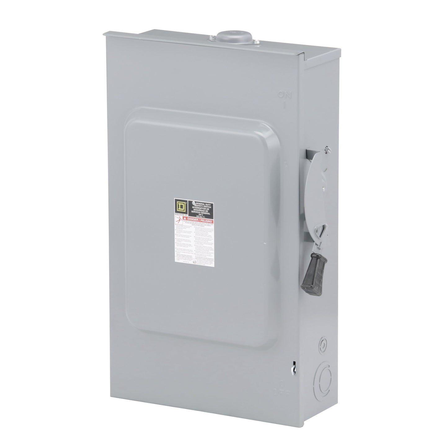 Square D D224NRB Disconnect Switch | 240V AC 200A 1 Phase 2 Pole Fusible NEMA 3R Series F