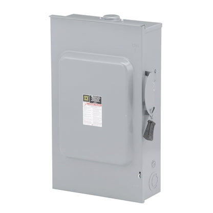 Square D D224NRB Disconnect Switch | 240V AC 200A 1 Phase 2 Pole Fusible NEMA 3R Series F