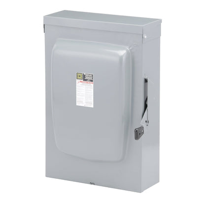 Square D D225NR Disconnect Switch | 240V AC/DC 400A 1-Phase 2-Pole Fusible Series E