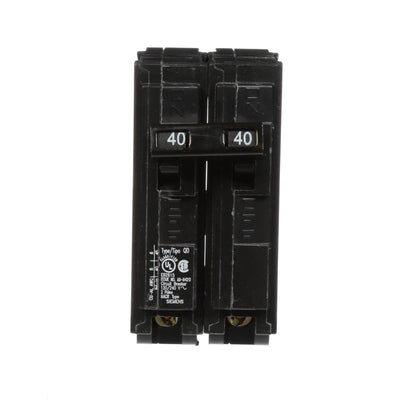 Siemens D240 Circuit Breaker | 240V 40A 2P 10kA Plug-In QD Series