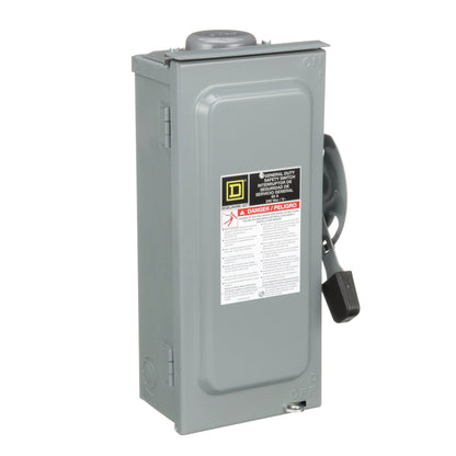 Square D D322NRB Disconnect Switch | 240V AC 60A 3P Fusible NEMA 3R Series F