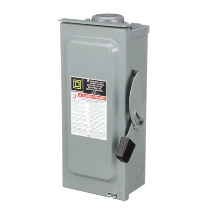Square D D322NRB Disconnect Switch | 240V AC 60A 3P Fusible NEMA 3R Series F