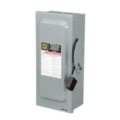 Square D D322N Disconnect Switch | 240V AC 60A 3P 3PH Fusible 100kA@240V Series F
