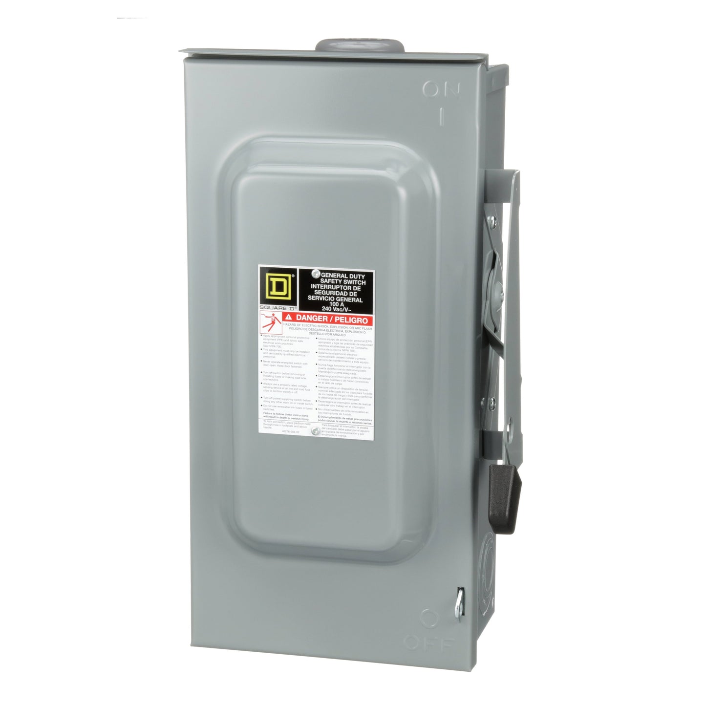 Square D D323NRB Disconnect Switch | 240V AC 100A 3P Fusible Series F