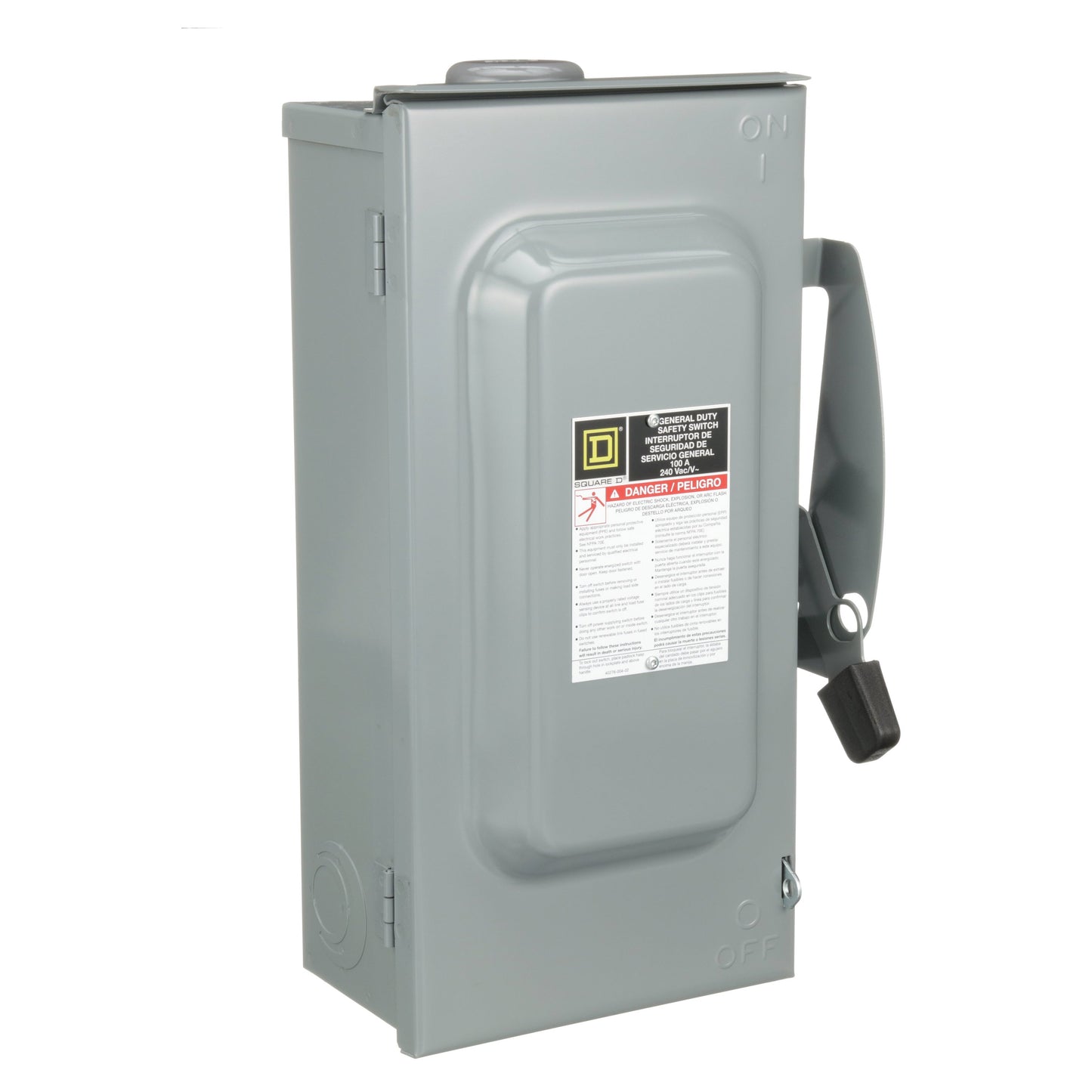 Square D D323NRB Disconnect Switch | 240V AC 100A 3P Fusible Series F