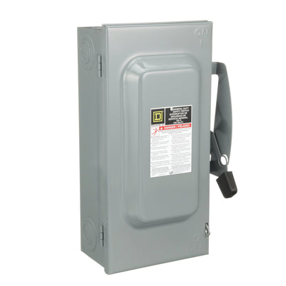 Square D D323N Disconnect Switch | 240V AC 100A 3P 3Pole Fusible Series F