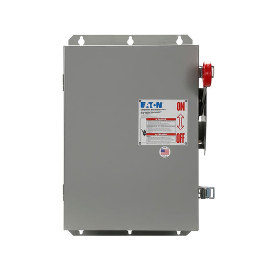 Eaton DCU2101URM Disconnect Switch | 30A 1000VDC 2-Pole Non-Fusible NEMA 3R