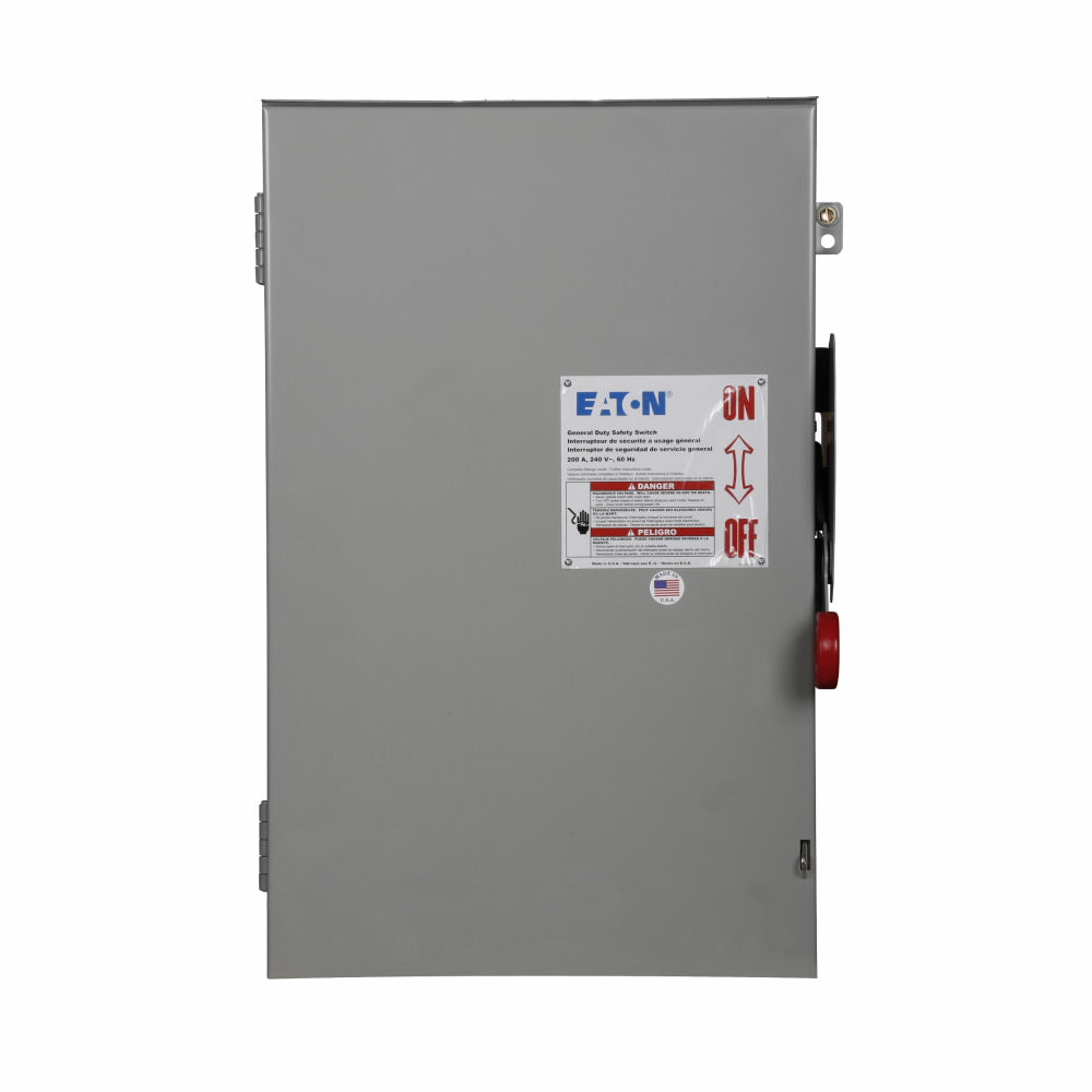 Cutler Hammer DG224NRK Disconnect Switch 240V 200A Fusible DG Series