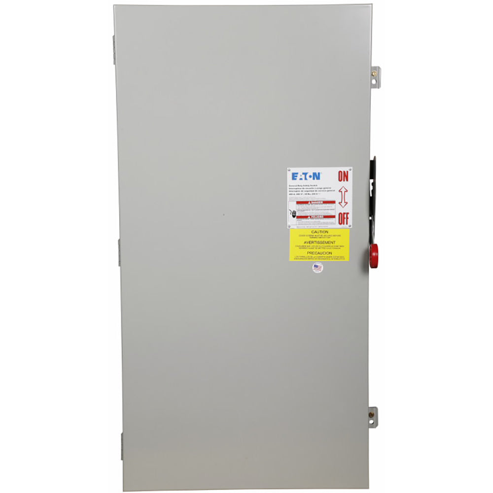 Cutler Hammer DG225NGK Disconnect Switch | 240V 400A 1-Phase 100kA@240V DG Series