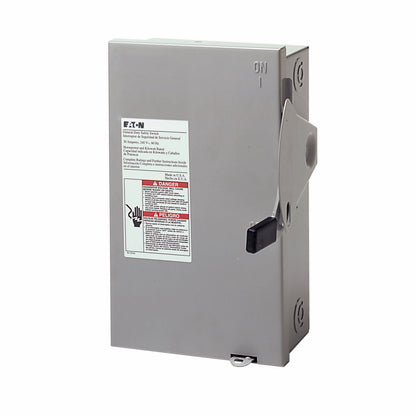 Cutler Hammer DG321NGB Disconnect Switch 240V AC 30A 3P Fusible DG Series