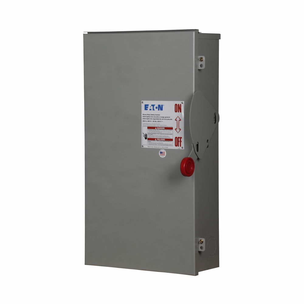 Cutler Hammer DH224NRK Disconnect Switch | 240V 200A 1 Phase 2 Pole Fusible NEMA 4 DH Series