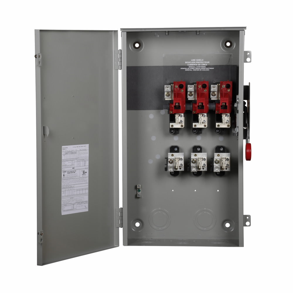 Cutler Hammer DH224NRK Disconnect Switch | 240V 200A 1 Phase 2 Pole Fusible NEMA 4 DH Series