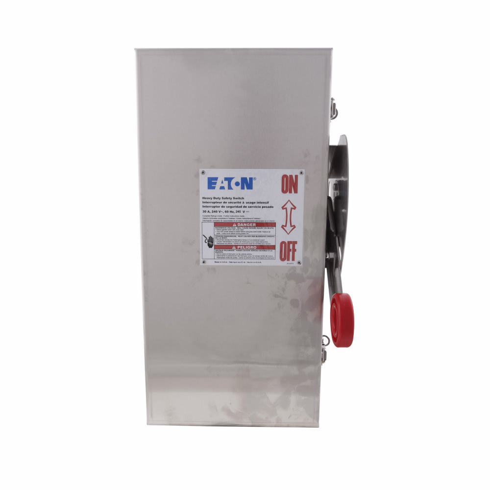 Cutler Hammer DH321NWK Disconnect Switch | 240V 30A 3P Fusible 200kA@240V DH Series