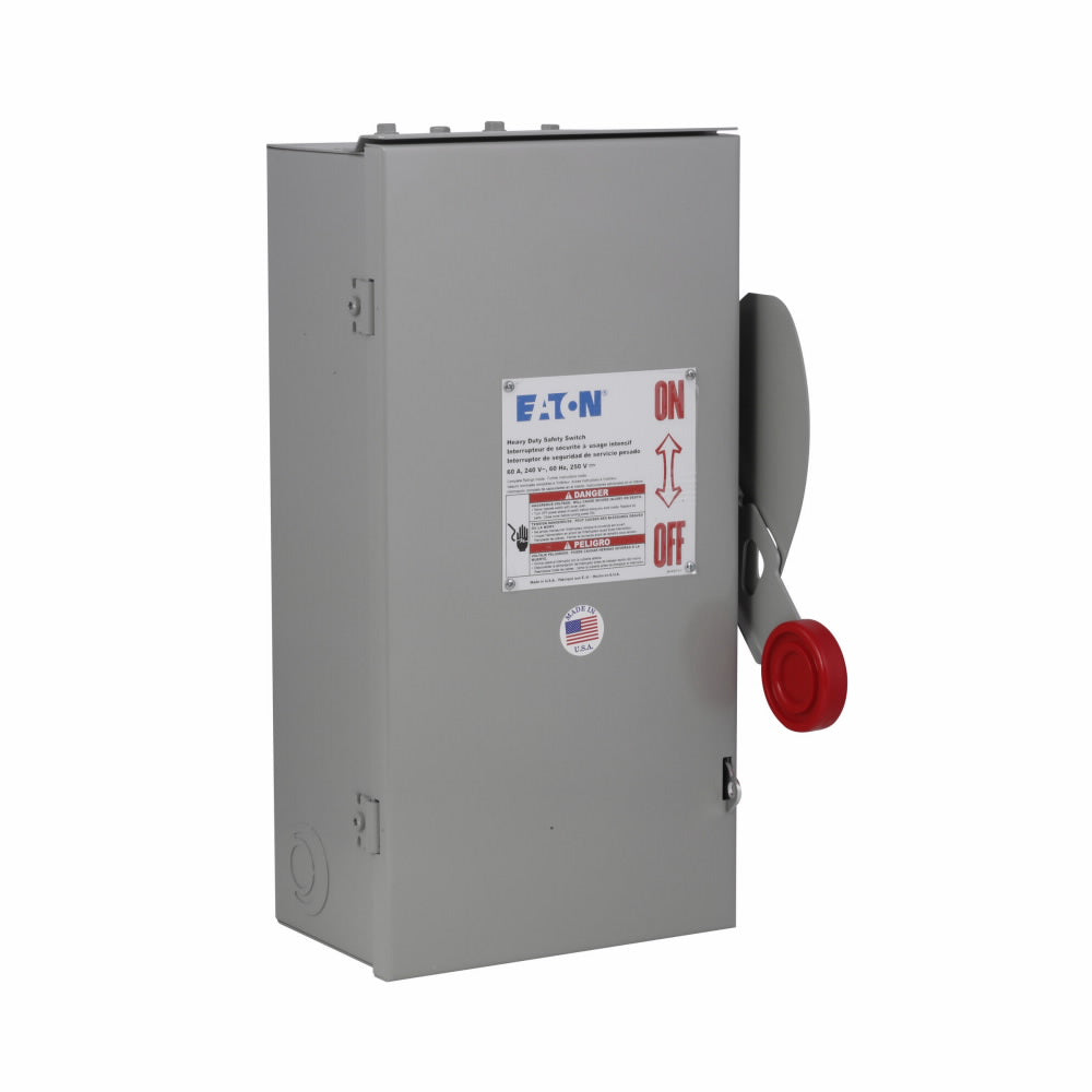 Cutler Hammer DH322FRK Disconnect Switch | 240V 60A 3P Fusible DH Series
