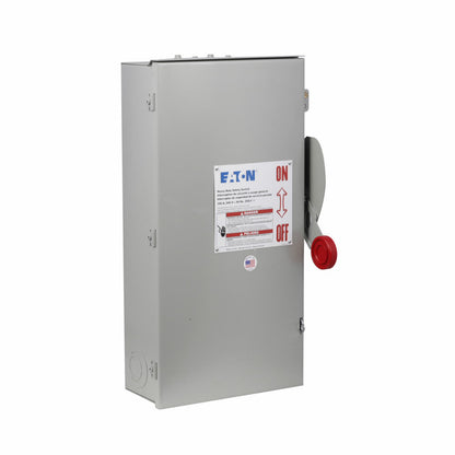 Cutler Hammer DH323NRK Disconnect Switch | 240V 100A 3P Fusible NEMA 3R DH Series