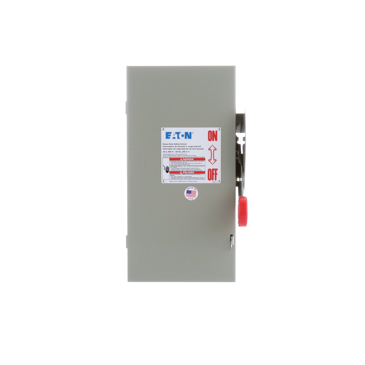 Cutler Hammer DH361NGK Disconnect Switch | 600V 30A 3P Fusible 200kA@600V DH Series