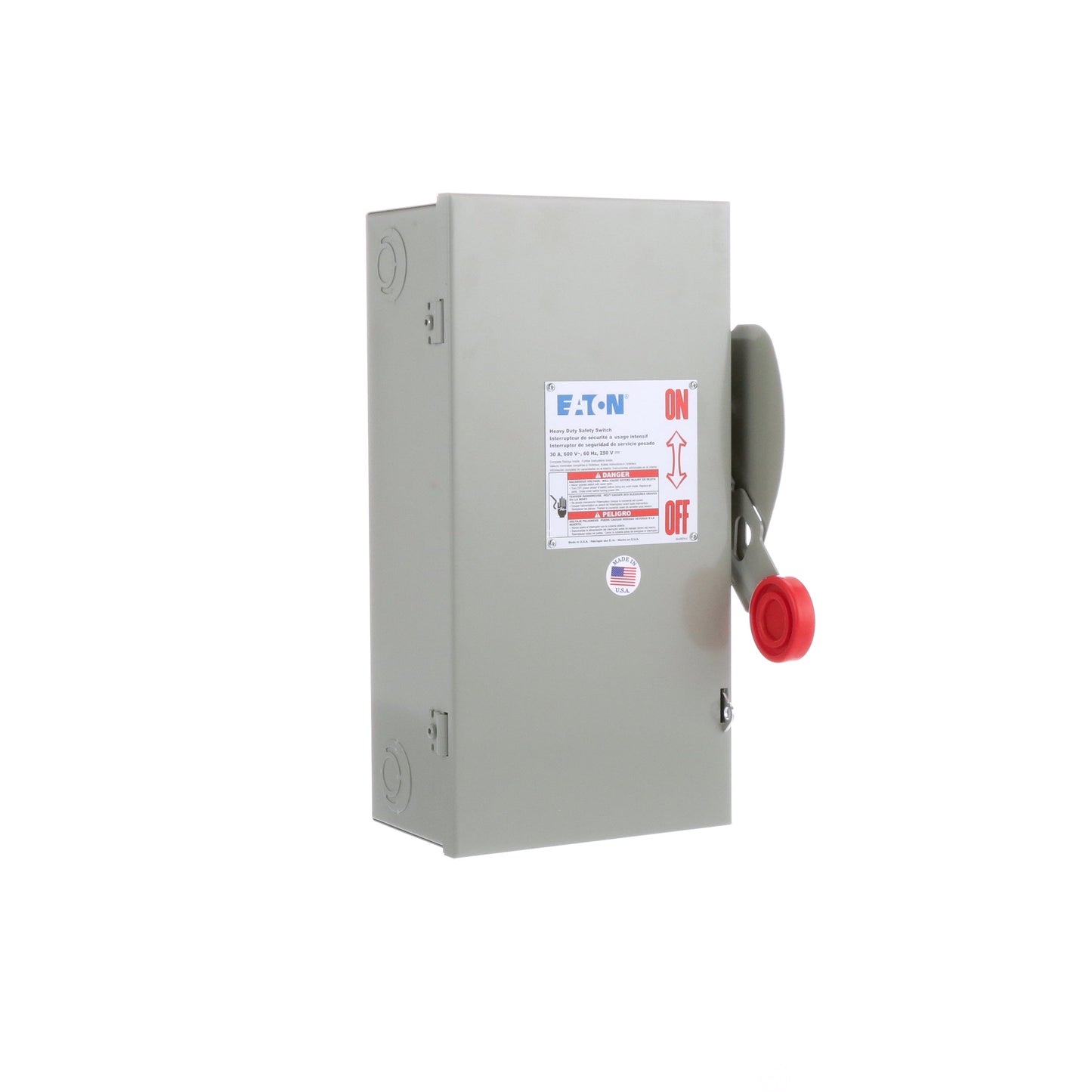 Cutler Hammer DH361NGK Disconnect Switch | 600V 30A 3P Fusible 200kA@600V DH Series