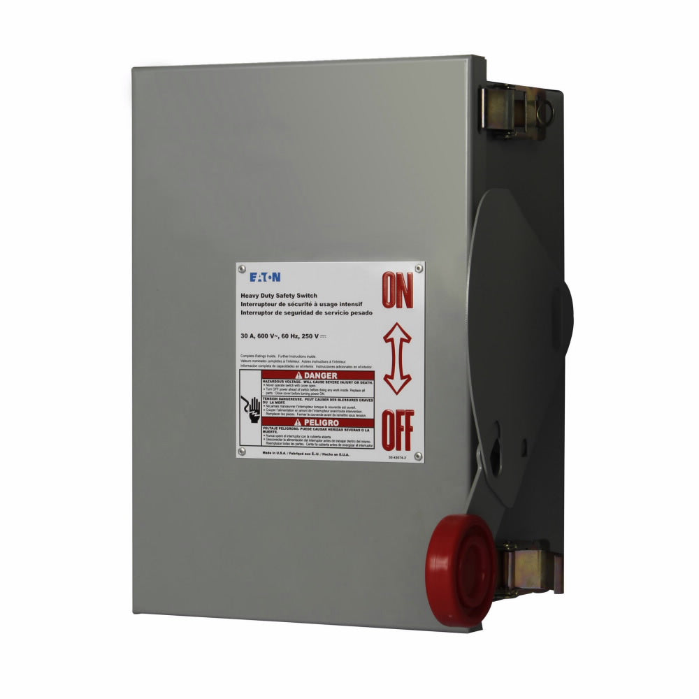 Cutler Hammer DH361UDK Disconnect Switch | 600V 30A 3P Non-Fusible DH Series