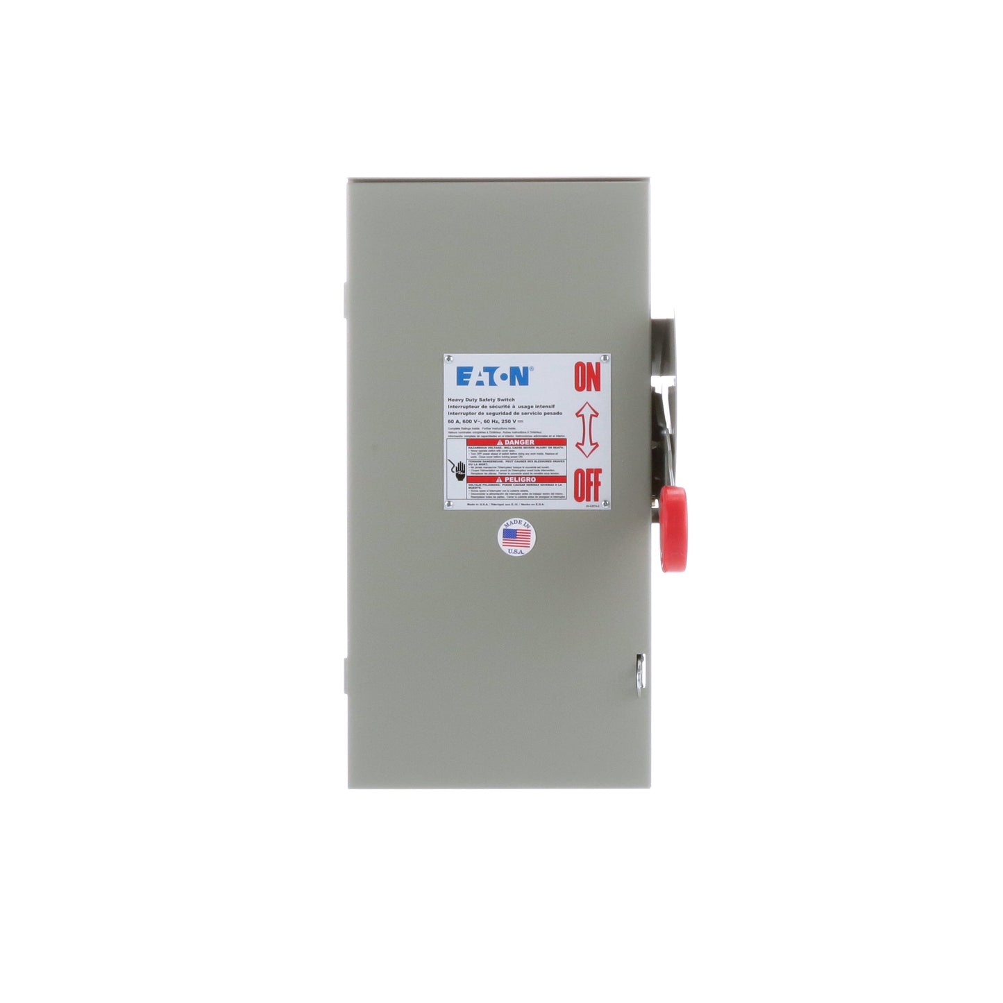 Cutler Hammer DH362FRK Disconnect Switch | 600V AC/250V DC 60A 3P Fusible 200kA@600V DH Series