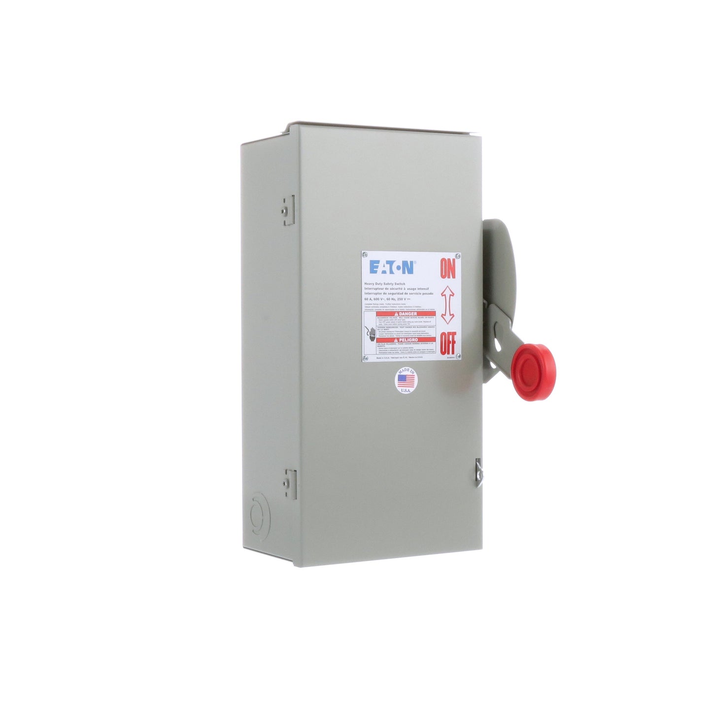 Cutler Hammer DH362FRK Disconnect Switch | 600V AC/250V DC 60A 3P Fusible 200kA@600V DH Series