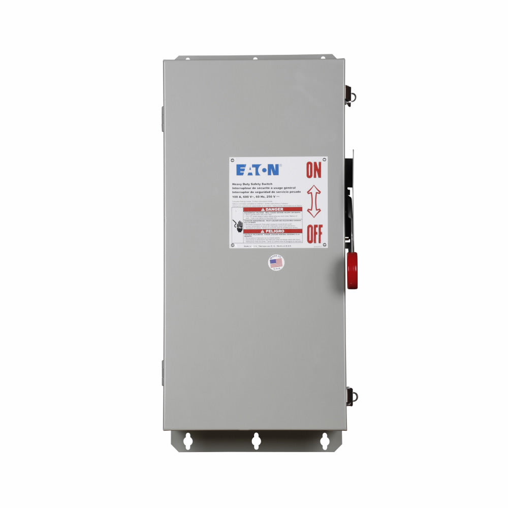 Cutler Hammer DH363NDK Disconnect Switch | 600V 100A 3Pole 200kA@600V DH Series