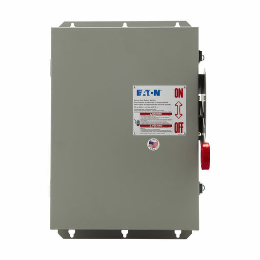 Cutler Hammer DH461UDK Disconnect Switch | 600V 30A 3P 4Pole 200kA@600V NEMA 12 DH Series