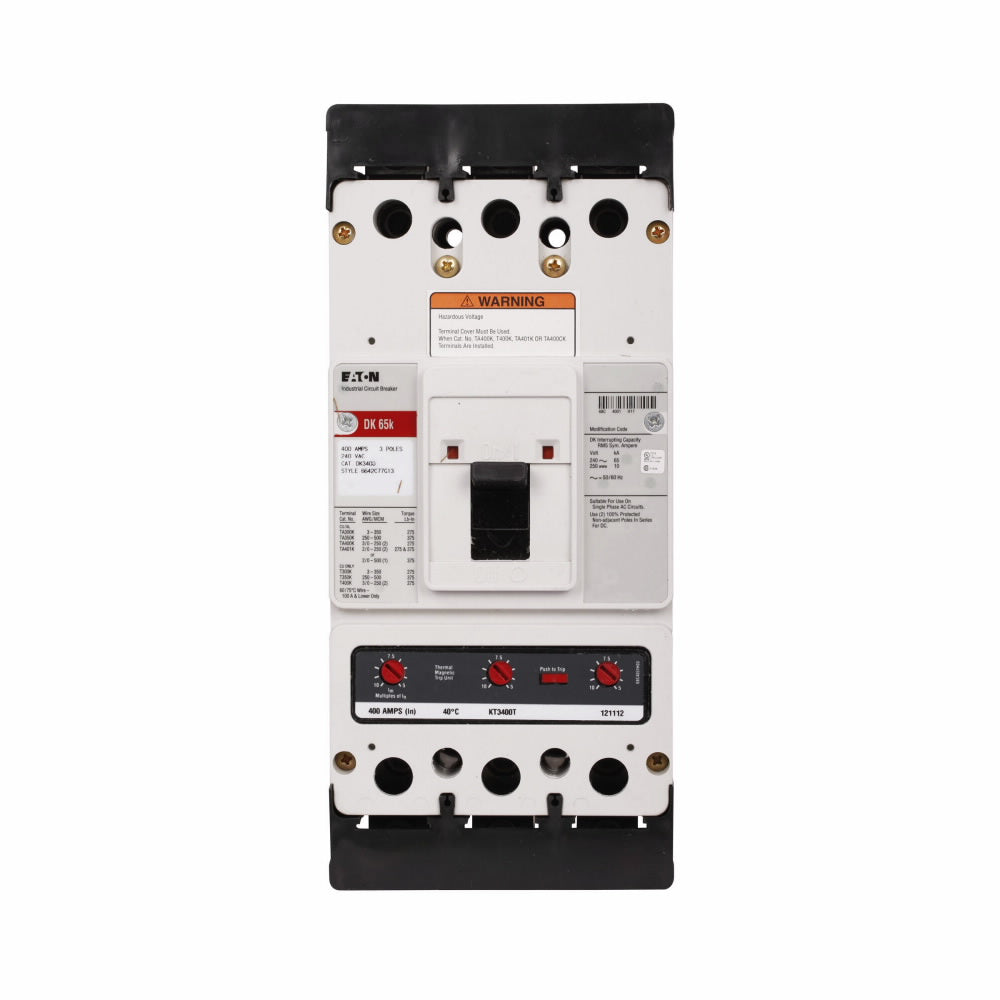 DK3250Y Cutler Hammer Molded Case Circuit Breaker Series C 250A 240V - Essential Electric Supply