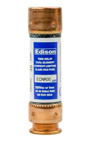 Cooper Bussmann DLN-R-35 Fuse | 250V 35A 200kA@250V RK5 Dura-Lag