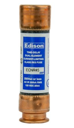 Cooper Bussmann DLN-R-45 Fuse | 250V 45A 200kA@250V RK5 Dura-Lag