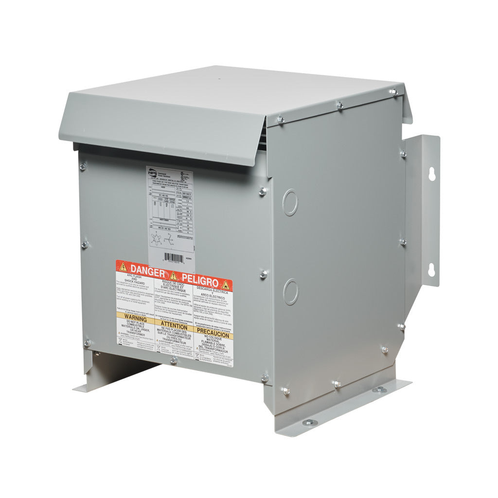 Hammond Power Solutions DM007JJ Transformer | 3-Phase 7.5 kVA 460D-460Y/266V