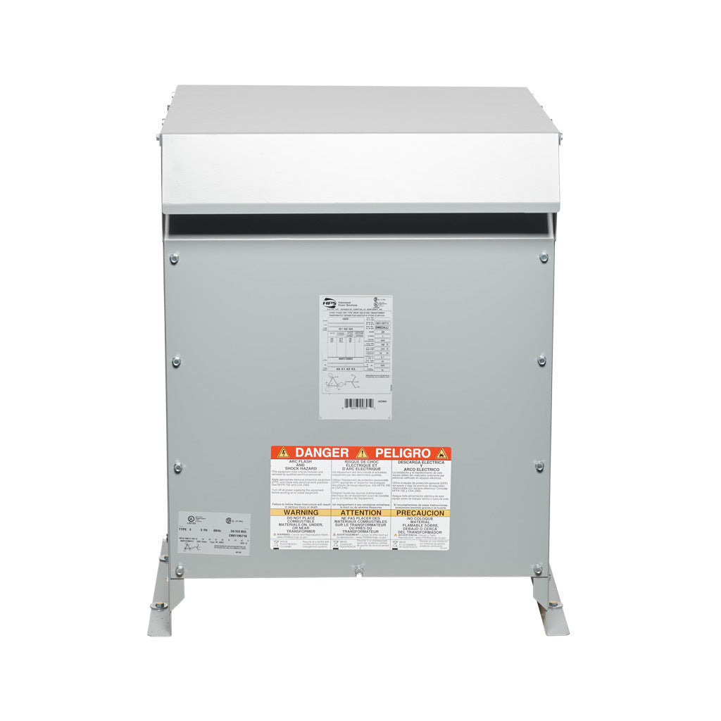 Hammond Power Solutions DM034JJ Transformer 34kVA 460V Delta-Wye