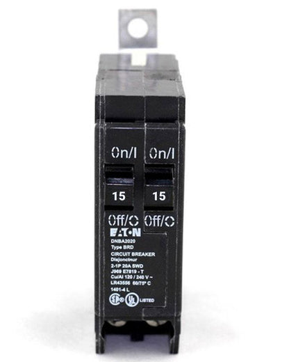 Eaton DNBA1515 Circuit Breaker | 240V 15A 2P 10kA@240V Type DNBA