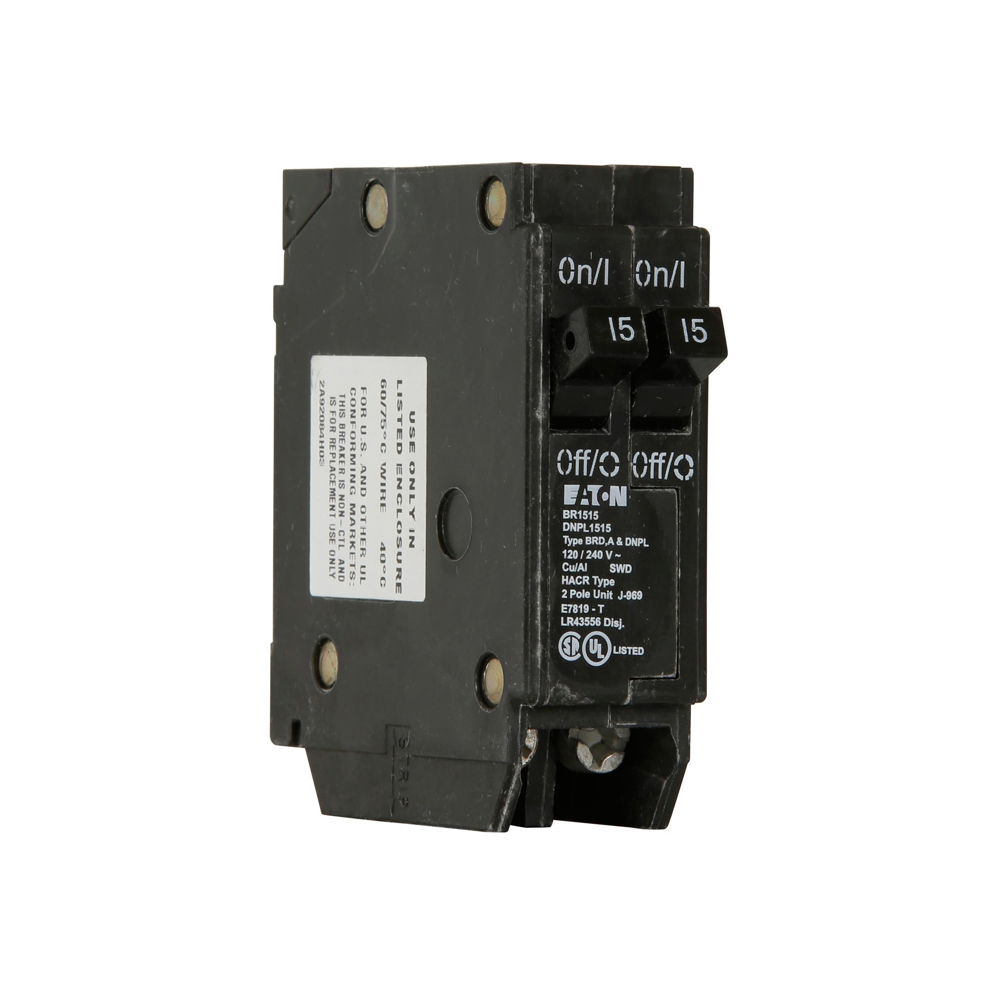 DNPL1515 Cutler Hammer BR Thermal Magnetic Circuit Breaker - Essential Electric Supply