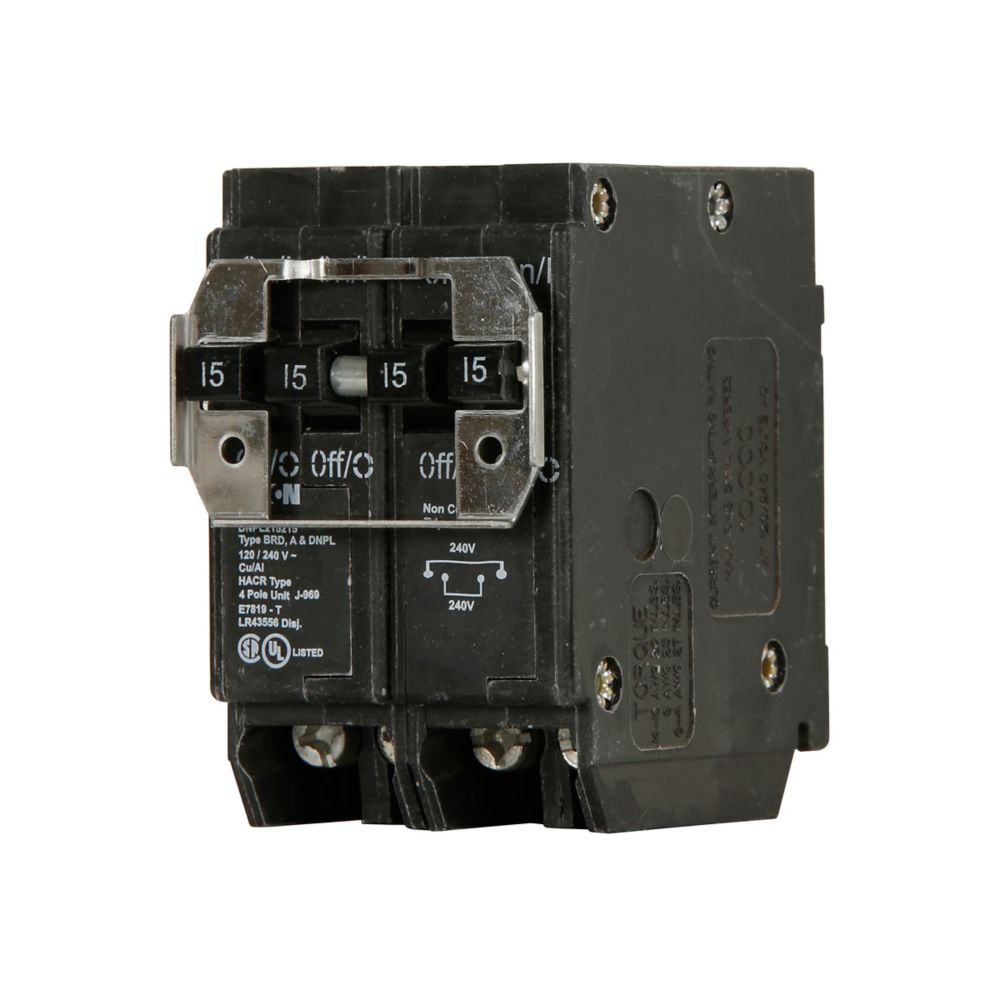 Eaton DNPL154015 Circuit Breaker | 59V 40A 2P 10kA@240V Plug-In Type DNPL