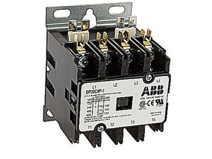 ABB DP30C4P-1 Contactor | 600V 3P 30A 4P 15HP DP Series