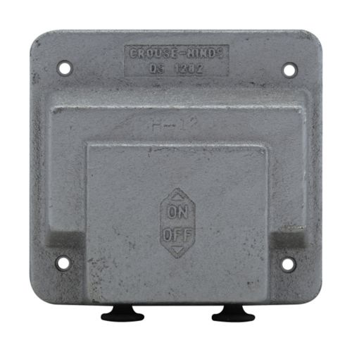 Crouse-Hinds DS1282 Electrical Box Covers DS Series