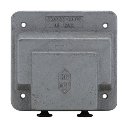 Crouse-Hinds DS1282 Electrical Box Covers DS Series