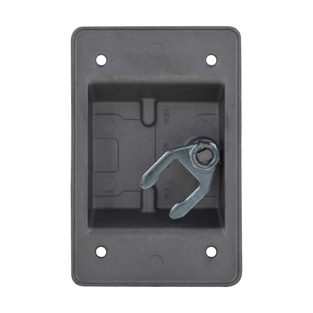 Crouse-Hinds DS185 Electrical box covers | Raintight Snap Switch Cover Single-Gang Aluminum DS Series