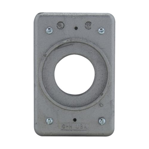Ocal DS21G Grounding Receptacle Cover Single-Gang Feraloy Iron Alloy Crouse-Hinds