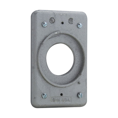 Ocal DS21G Grounding Receptacle Cover Single-Gang Feraloy Iron Alloy Crouse-Hinds