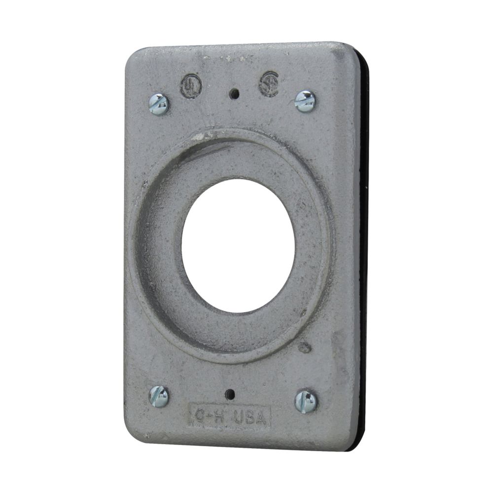 Ocal DS21G Grounding Receptacle Cover Single-Gang Feraloy Iron Alloy Crouse-Hinds