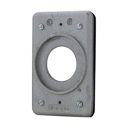 Ocal DS21G Grounding Receptacle Cover Single-Gang Feraloy Iron Alloy Crouse-Hinds