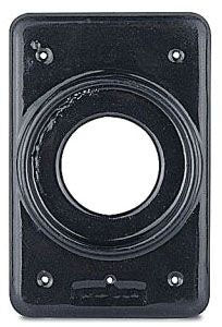 Ocal DS21G Grounding Receptacle Cover Single-Gang Feraloy Iron Alloy Crouse-Hinds