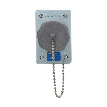 Crouse-Hinds DS222 Receptacle Housing 20A 125V 2-Wire 3-Pole DS Series