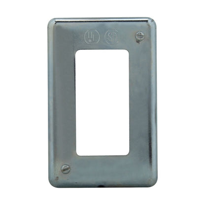 Crouse-Hinds DS23GFI Electrical box covers | Sheet Steel Single-Gang Receptacle Cover for GFI Receptacles DS Series