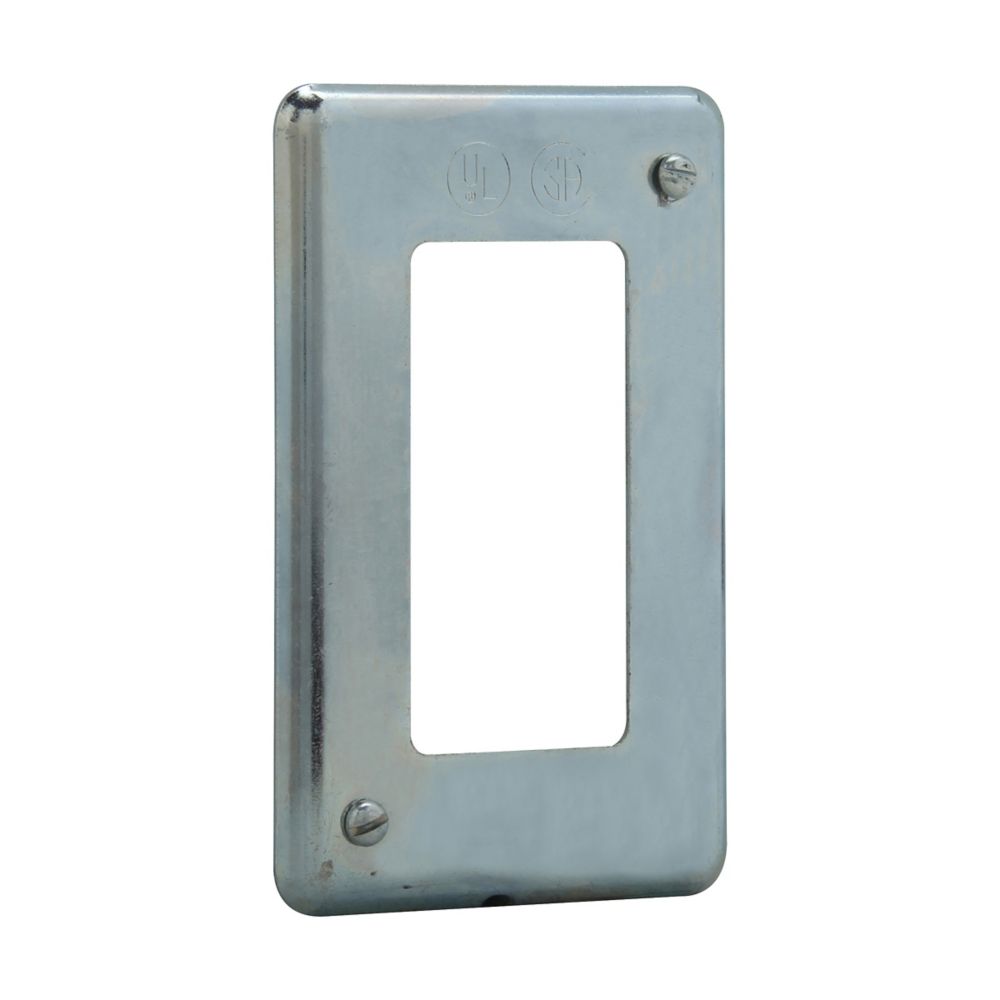 Crouse-Hinds DS23GFI Electrical box covers | Sheet Steel Single-Gang Receptacle Cover for GFI Receptacles DS Series